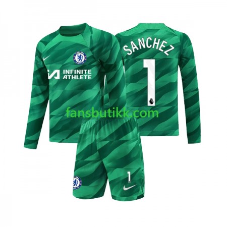 Fotballdrakt Chelsea Robert Sanchez 1 Keeper Barn Tredjetrøye 2023-2024 Langermet